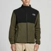 Angebote ⭐ Jack & Jones Fleecejacke »HYPE FLEECE« Schwarz, Olivgr&uuml;n-schwarz, Navy-schwarz 🔔