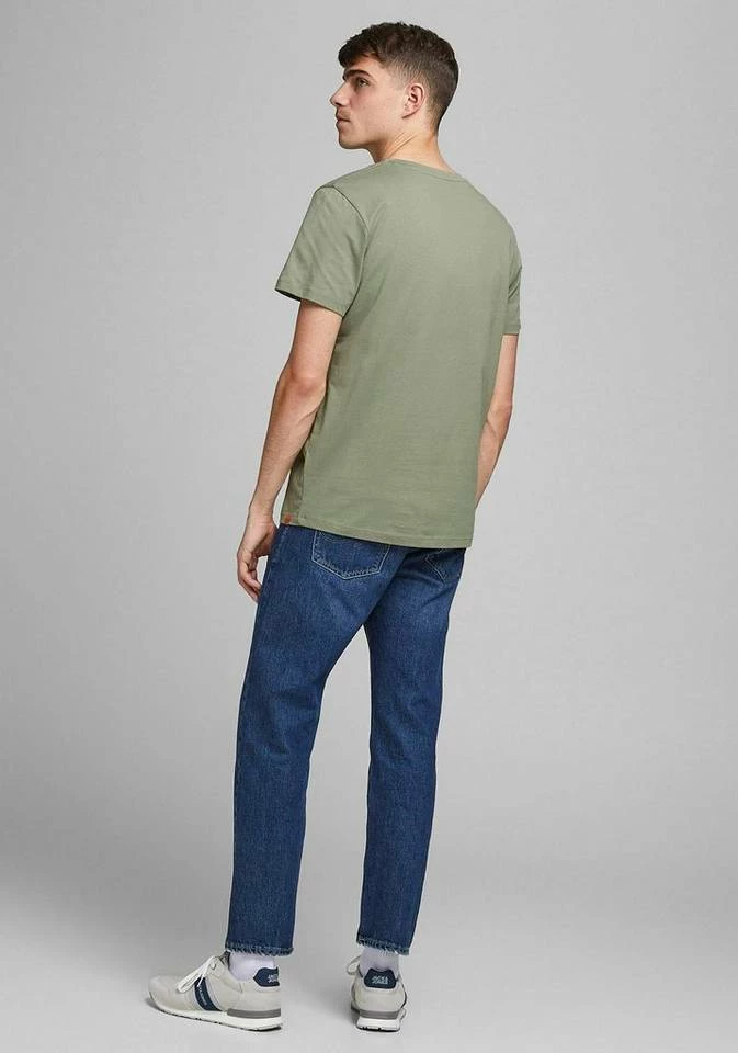 Großhandel ✨ Jack & Jones T-Shirt »TYLER TEE« White, Navy, Olivgrün, Rot-meliert 🌟 2 Großhandel ✨ Jack & Jones T-Shirt »TYLER TEE« White, Navy, Olivgrün, Rot-meliert 🌟 – Bild 2