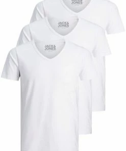 Billig 🧨 Jack & Jones T-Shirt »Basic V-Neck« (3-tlg., 3er Pack) etwas länger geschnitten, nicht zu kurz Mix 3 (GR#ft5_slash#BLU#ft5_slash#BL), MIX 5(WH#ft5_slash#WH#ft5_slash#BL), Grau, Blau ✨ -Offizieller Jones-Shop 31a14c05 ebdc 51ab b76e 6db593e19b70