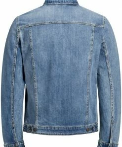 Top 10 🎁 Jack & Jones 👖 Jeansjacke »ALVIN JACKET« Hellblau, Schwarz, Black-denim 🔥 -Offizieller Jones-Shop 32685613