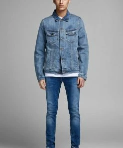 Top 10 🎁 Jack & Jones 👖 Jeansjacke »ALVIN JACKET« Hellblau, Schwarz, Black-denim 🔥 -Offizieller Jones-Shop 32685876