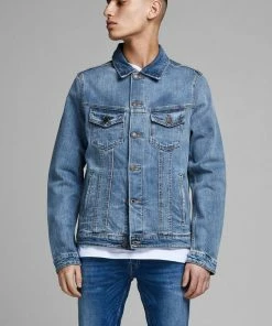 Top 10 🎁 Jack & Jones 👖 Jeansjacke »ALVIN JACKET« Hellblau, Schwarz, Black-denim 🔥