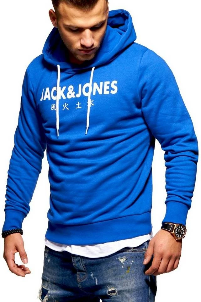Neu ✔️ Jack & Jones Kapuzensweatshirt »JORELEMENTS« mit Logoprint Blau, Dunkelgrau, Weinrot, Weiß ⌛ 6 Neu ✔️ Jack & Jones Kapuzensweatshirt »JORELEMENTS« mit Logoprint Blau, Dunkelgrau, Weinrot, Weiß ⌛ – Bild 6