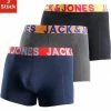 Am billigsten 🌟 Jack & Jones Boxer »JACCRAZY SOLID« (3 Stück) mit modisch buntem Webbund 🤩