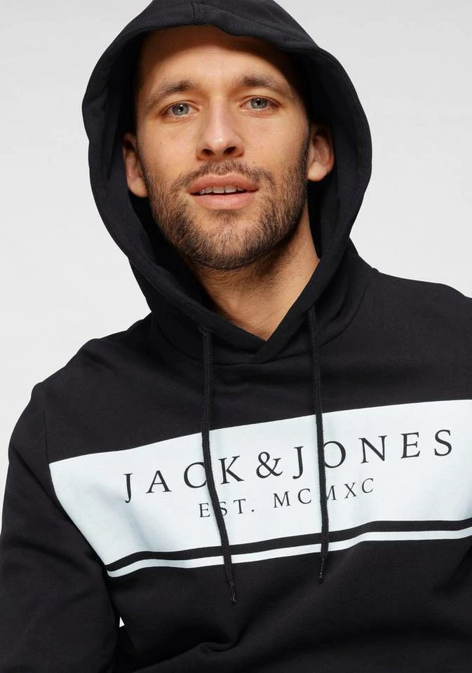 Besorgen 🌟 Jack & Jones Kapuzensweatshirt Dunkelgrau-meliert, Navy, Tanne, Weiß 🛒 3 Besorgen 🌟 Jack & Jones Kapuzensweatshirt Dunkelgrau-meliert, Navy, Tanne, Weiß 🛒 – Bild 3