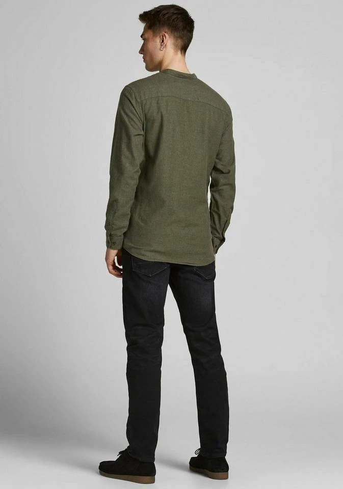 Blitzangebot 🌟 Jack & Jones Langarmhemd »BAND HEATHER 👚 SHIRT« Khaki, Olivgrün, Navy, Dunkelgrau-meliert 👏 2 Blitzangebot 🌟 Jack & Jones Langarmhemd »BAND HEATHER 👚 SHIRT« Khaki, Olivgrün, Navy, Dunkelgrau-meliert 👏 – Bild 2