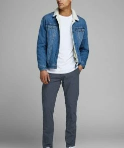 Angebote ⭐ Jack & Jones Chinohose »MARCO KENSO« Darkgrey, V. INDIGO, SILVER BIRC, OLIVE NIGHT 🥰 -Offizieller Jones-Shop 36672761