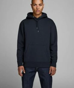 Neu 🛒 Jack & Jones Kapuzensweatshirt »SOFT SWEAT HOOD« Wei&szlig;, Light grey melange, Navy, Black 🔥 -Offizieller Jones-Shop 37655369