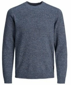 Coupon ✔️ Jack & Jones Rundhalspullover »JACK & JONES Herren Strick-Pullover Winter-Pulli Melin Knit Crew Neck Sweater Navy« 💯