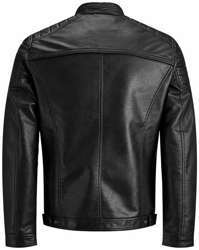 Blitzangebot 😉 Jack & Jones Bikerjacke »ROCKY JACKET« Offwhite, Black, Schwarz, Braun 🎁 7 Blitzangebot 😉 Jack & Jones Bikerjacke »ROCKY JACKET« Offwhite, Black, Schwarz, Braun 🎁 – Bild 7