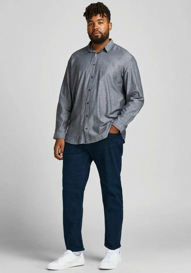 Auslauf 🌟 Jack & Jones Comfort-fit-Jeans »Mike« Blue, Blue-denim 👍 4 Auslauf 🌟 Jack & Jones Comfort-fit-Jeans »Mike« Blue, Blue-denim 👍 – Bild 4