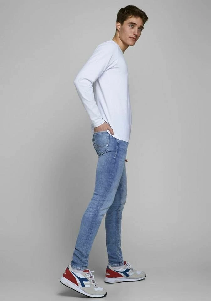 Aktion 🌟 Jack & Jones Skinny-fit-Jeans »LIAM« Grau, Schwarz, Light-blue, Darkblue 🎉 3 Aktion 🌟 Jack & Jones Skinny-fit-Jeans »LIAM« Grau, Schwarz, Light-blue, Darkblue 🎉 – Bild 3