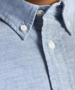 Rabatt 🌟 Jack & Jones Langarmhemd »BROOK OXFORD 👕 SHIRT« Weiß, Olivgrün, Hellblau, Navy 👏 -Offizieller Jones-Shop 399dbc93 ddec 559f 9d9b 43a00380da80