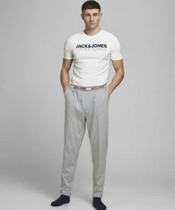 Am billigsten ❤️ Jack & Jones Schlafanzug »JONES LOUNGE« (2 tlg) Light Grey Melange #ft5_slash# White, Dark Navy 😀 -Offizieller Jones-Shop 3c21f403 3686 49d1 9206 b633cce8e734