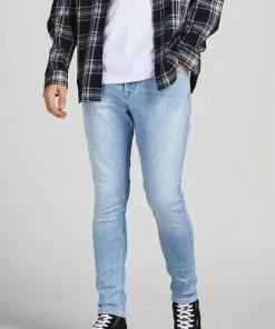 Beste Bewertungen von 👍 Jack & Jones Skinny-fit-Jeans »PETE ORIGINAL« Blue-denim, Blue-destroyed-Effekte ❤️ -Offizieller Jones-Shop 3c43ce03 d996 515a a653 ce164c1fe14c