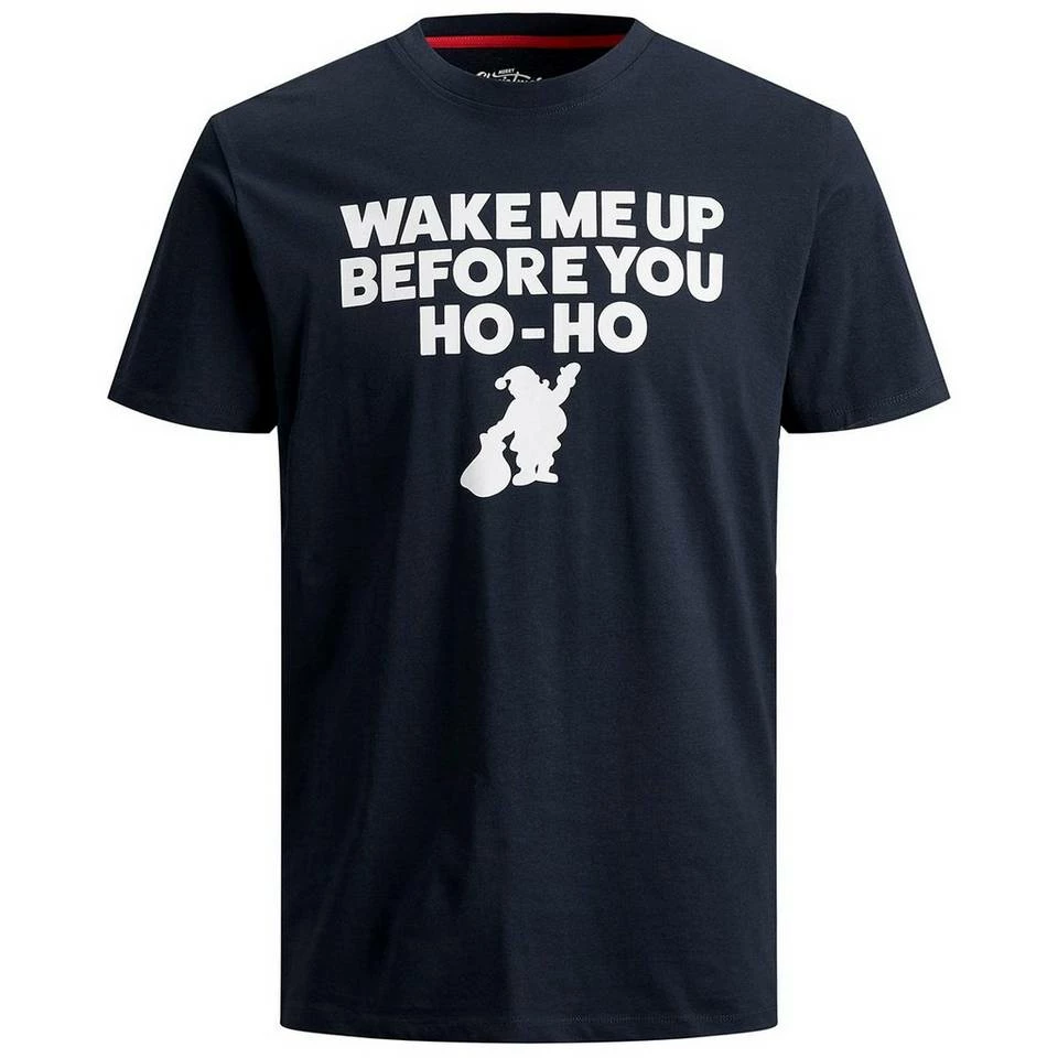 Rabatt 🧨 Jack & Jones Rundhalsshirt »Jack & Jones Xmas T-Shirt große Größen navy cool bedruckt« 🔥 1 Rabatt 🧨 Jack & Jones Rundhalsshirt »Jack & Jones Xmas T-Shirt große Größen navy cool bedruckt« 🔥