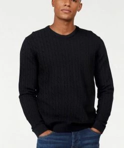 Coupon 👏 Jack & Jones Rundhalspullover »GLENN KNIT CREW NECK« Weiß, Bordeaux, Navy, Schwarz ✨