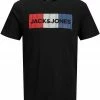 Brandneu ⭐ Jack & Jones T-Shirt »CORP LOGO TEE« Bis Größe 6XL Navy, Schwarz, Weiß 👏