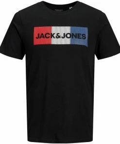 Brandneu ⭐ Jack & Jones T-Shirt »CORP LOGO TEE« Bis Größe 6XL Navy, Schwarz, Weiß 👏