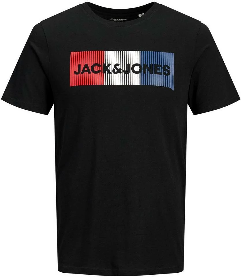 Brandneu ⭐ Jack & Jones T-Shirt »CORP LOGO TEE« Bis Größe 6XL Navy, Schwarz, Weiß 👏 1 Brandneu ⭐ Jack & Jones T-Shirt »CORP LOGO TEE« Bis Größe 6XL Navy, Schwarz, Weiß 👏
