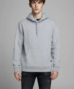 Neu 🛒 Jack & Jones Kapuzensweatshirt »SOFT SWEAT HOOD« Wei&szlig;, Light grey melange, Navy, Black 🔥 -Offizieller Jones-Shop 3f0ab2e6 5a4b 5172 856e 32117c91300f