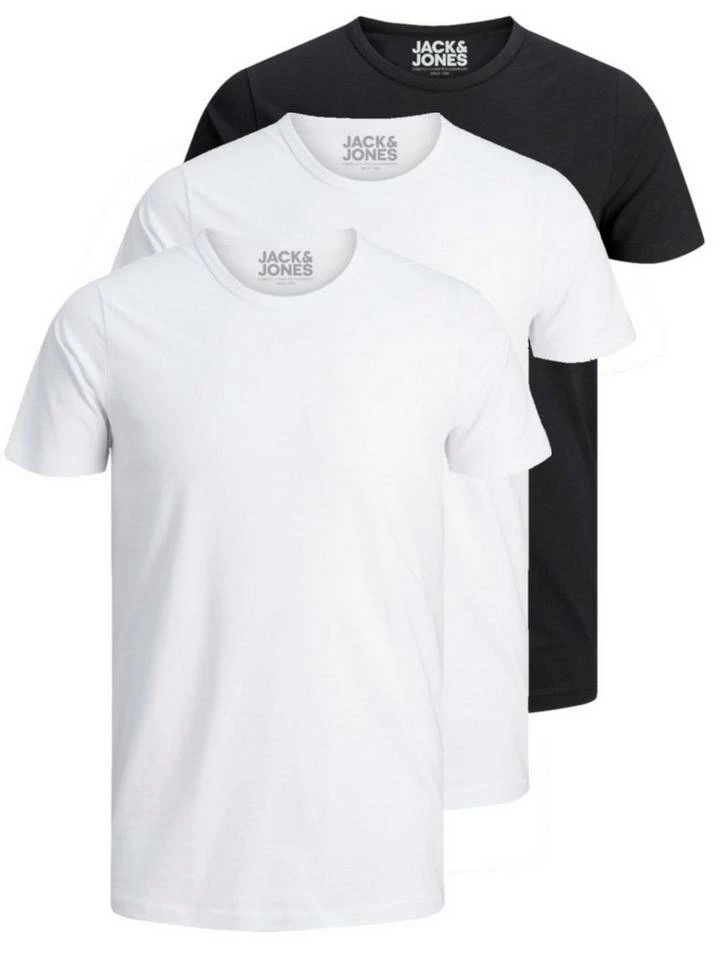 Bestes Angebot ✨ Jack & Jones T-Shirt »Basic O-Neck« (3-tlg., 3er Pack) etwas länger geschnitten, nicht zu kurz Schwarz, MIX 5(WH#ft5_slash#WH#ft5_slash#BL), Mix 2 (BL#ft5_slash#BL#ft5_slash#WH), Mix 2 (BL#ft5_slash#WH#ft5_slash#GR) ✨ 4 Bestes Angebot ✨ Jack & Jones T-Shirt »Basic O-Neck« (3-tlg., 3er Pack) etwas länger geschnitten, nicht zu kurz Schwarz, MIX 5(WH#ft5_slash#WH#ft5_slash#BL), Mix 2 (BL#ft5_slash#BL#ft5_slash#WH), Mix 2 (BL#ft5_slash#WH#ft5_slash#GR) ✨ – Bild 4