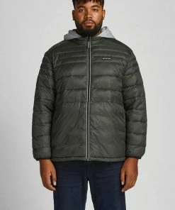 Neu 🎁 Jack & Jones Steppjacke »ACE PUFFER COLLAR« Bis Größe 6XL Olivgrün, Navy, Schwarz ✨