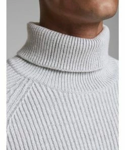 Besorgen 🥰 Jack & Jones Strickpullover Light grey mela, BLACK ✔️ -Offizieller Jones-Shop 498e6961 0bc3 5001 8938 4d4b16a25e27