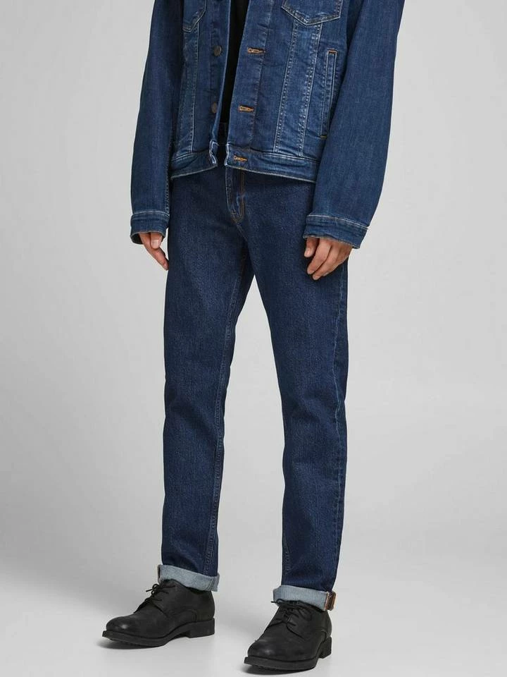 Angebote 🤩 Jack & Jones Regular-fit-Jeans »Clark« Blue-denim, Denim-blue 🌟 7 Angebote 🤩 Jack & Jones Regular-fit-Jeans »Clark« Blue-denim, Denim-blue 🌟 – Bild 7