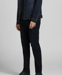 Blitzangebot 👏 Jack & Jones Regular-fit-Jeans »Clark« Dark Blue, Denim-blue, Blue-used, Mittelblau 🛒