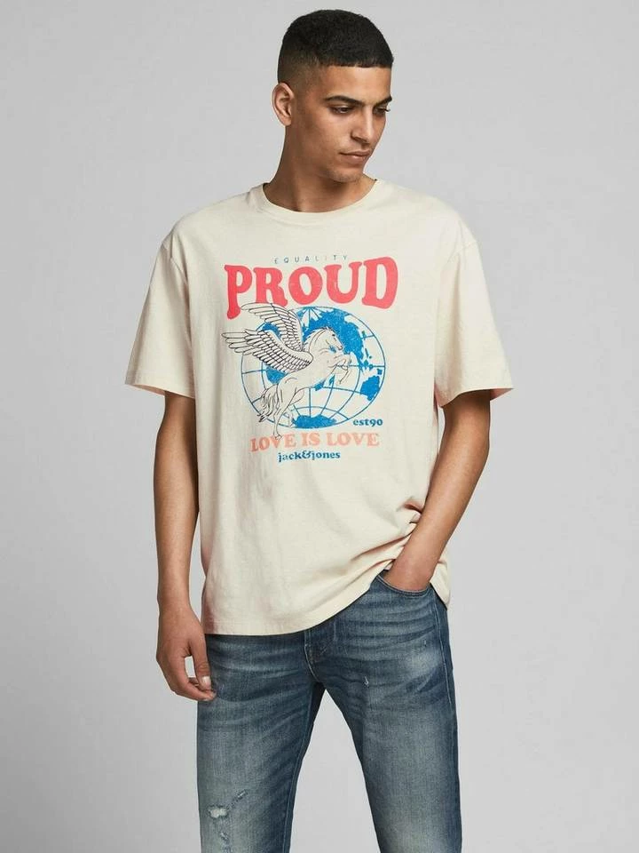 Auslauf 😍 Jack & Jones T-Shirt »Proud« (1-tlg) ✔️ 1 Auslauf 😍 Jack & Jones T-Shirt »Proud« (1-tlg) ✔️