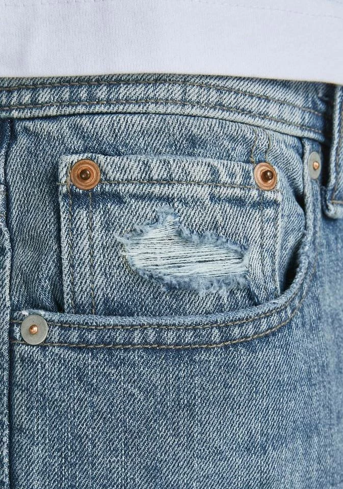 Auslauf 🧨 Jack & Jones Comfort-fit-Jeans »MIKE« Unbekannt, Hellblau, Denim-blue, Blue-denim 😉 4 Auslauf 🧨 Jack & Jones Comfort-fit-Jeans »MIKE« Unbekannt, Hellblau, Denim-blue, Blue-denim 😉 – Bild 4