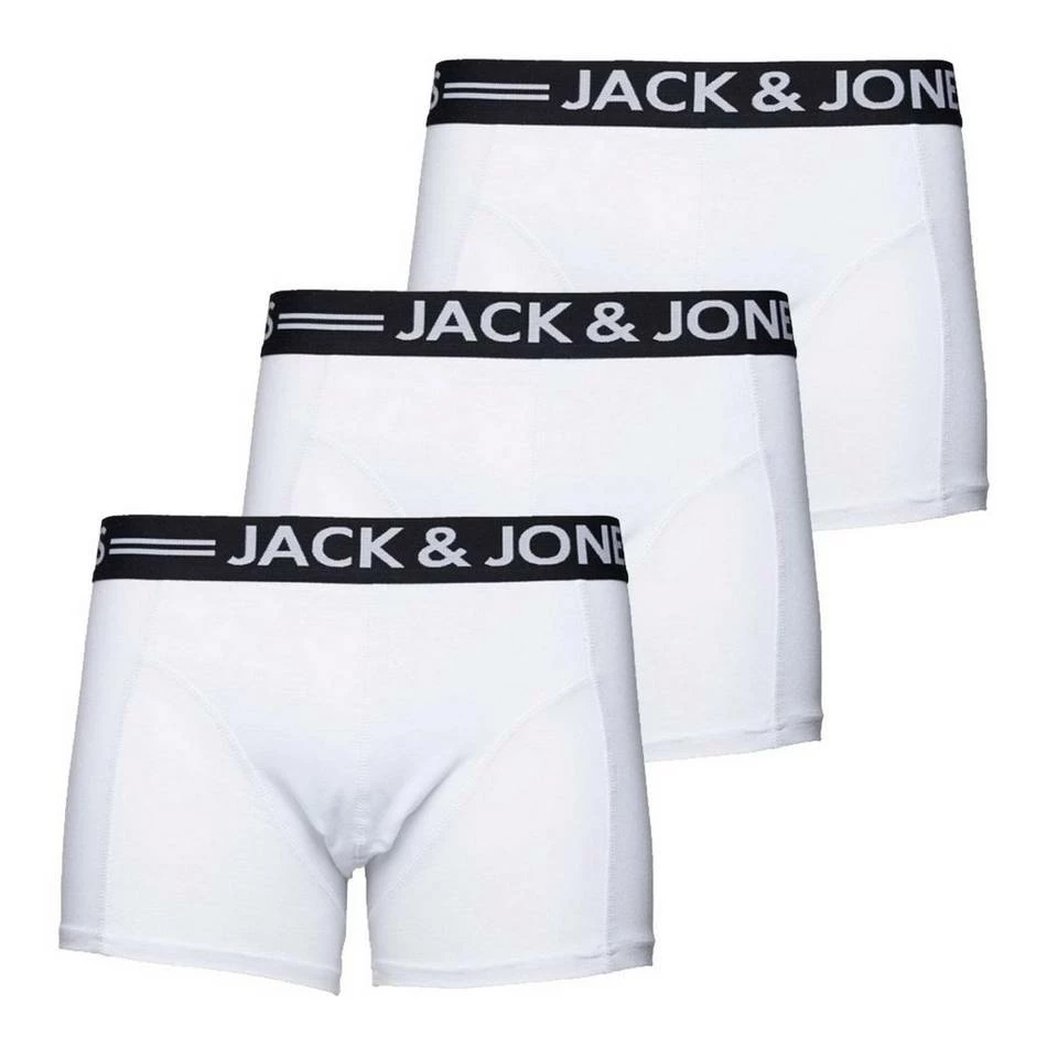 Neu ✨ Jack & Jones Boxer »Sense Trunks« (3 Stück) Schwarz | weiß | grau-meliert, White, Black, Schwarz 🥰 12 Neu ✨ Jack & Jones Boxer »Sense Trunks« (3 Stück) Schwarz | weiß | grau-meliert, White, Black, Schwarz 🥰 – Bild 12
