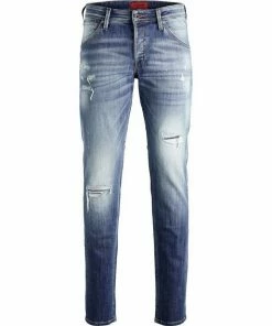 Besorgen 🌟 Jack & Jones Slim-fit-Jeans »GLENN« 👖 Jeanshose mit Stretch ⭐