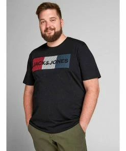 Schlussverkauf 🧨 Jack & Jones Rundhalsshirt »Jack & Jones Logoprint T-Shirt große Größen schwarz« 👏 -Offizieller Jones-Shop 5118a99a ef0a 5d0f 9663 77807b594315