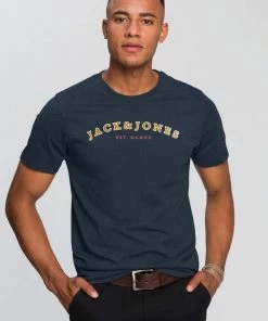 Auslauf 🔥 Jack & Jones T-Shirt »CROSS TEE« Offwhite, Navy, Bordeaux 💯