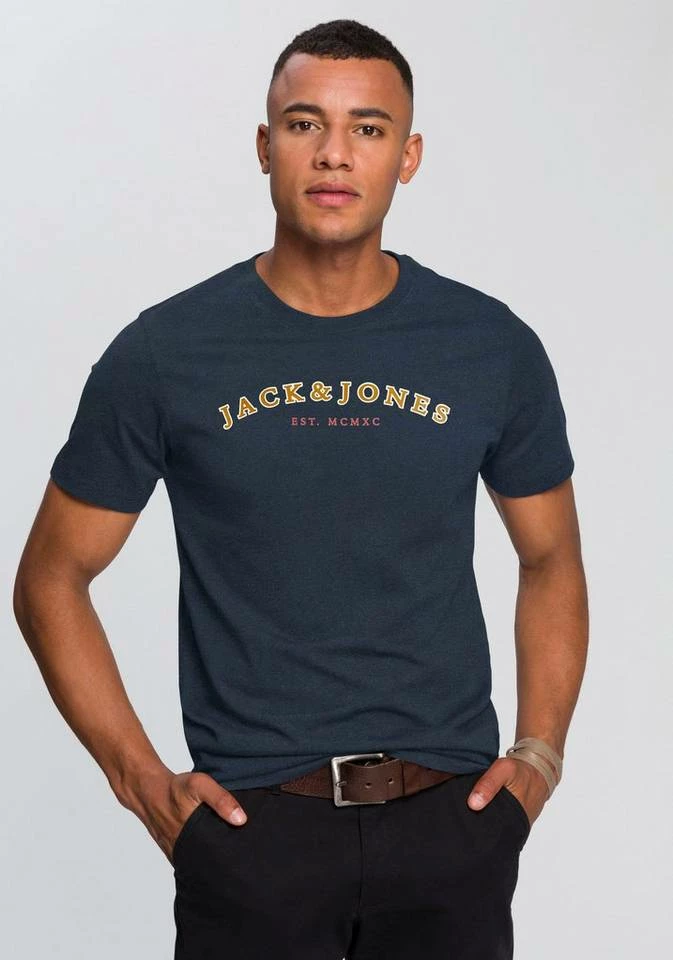 Auslauf 🔥 Jack & Jones T-Shirt »CROSS TEE« Offwhite, Navy, Bordeaux 💯 1 Auslauf 🔥 Jack & Jones T-Shirt »CROSS TEE« Offwhite, Navy, Bordeaux 💯