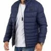 Top 10 👍 Jack & Jones Steppjacke »PUFFER« mit kleinem Logo-Patch Dunkelblau-mehrfarbig, Dunkelblau, Olivgrün, Dunkelgrau 🌟