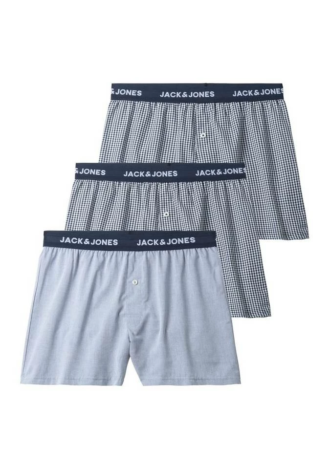 Brandneu 🌟 Jack & Jones Webboxer (3 Stück) mit Logobund 🌟 2 Brandneu 🌟 Jack & Jones Webboxer (3 Stück) mit Logobund 🌟 – Bild 2