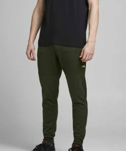 Bestpreis 🌟 Jack & Jones Sweatshorts »AIR SWEAT PANTS« Olivgrün, Dunkelgrau-meliert, Hellgrau-meliert, Schwarz 🥰 -Offizieller Jones-Shop 54e20192 0fa6 585a bef8 714425be1bdf