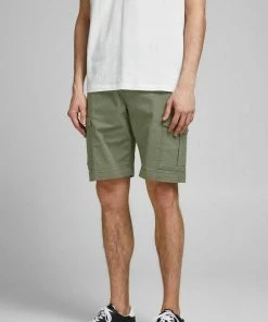 Aktion 🛒 Jack & Jones Cargoshorts »JOE CARGO SHORTS« Beige, Olivgrün, Schwarz 🛒