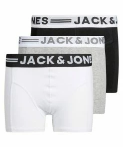 Bestpreis ⭐ Jack & Jones Boxer (3 Stück) Mix, Schwarz, Schwarz | grau-meliert | wei&szlig;, Black #ft5_slash# Black 😀 -Offizieller Jones-Shop 570873cd 72bf 4162 ae8d 24474b3aee35