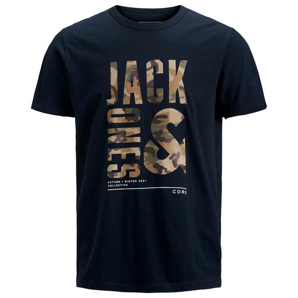 Blitzangebot ✔️ Jack & Jones Rundhalsshirt »Herren Übergrößen T-Shirt navy Camou-Logo JCOSTREET Jack&Jones« 🔔 3 Blitzangebot ✔️ Jack & Jones Rundhalsshirt »Herren Übergrößen T-Shirt navy Camou-Logo JCOSTREET Jack&Jones« 🔔 – Bild 3