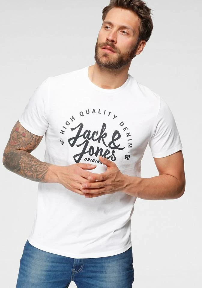 Schlussverkauf ⌛ Jack & Jones T-Shirt »KIMBEL TEE BIG CREW NECK« Navy, Olivgrün, Weiß, Hellgrau-meliert 👍 10 Schlussverkauf ⌛ Jack & Jones T-Shirt »KIMBEL TEE BIG CREW NECK« Navy, Olivgrün, Weiß, Hellgrau-meliert 👍 – Bild 10