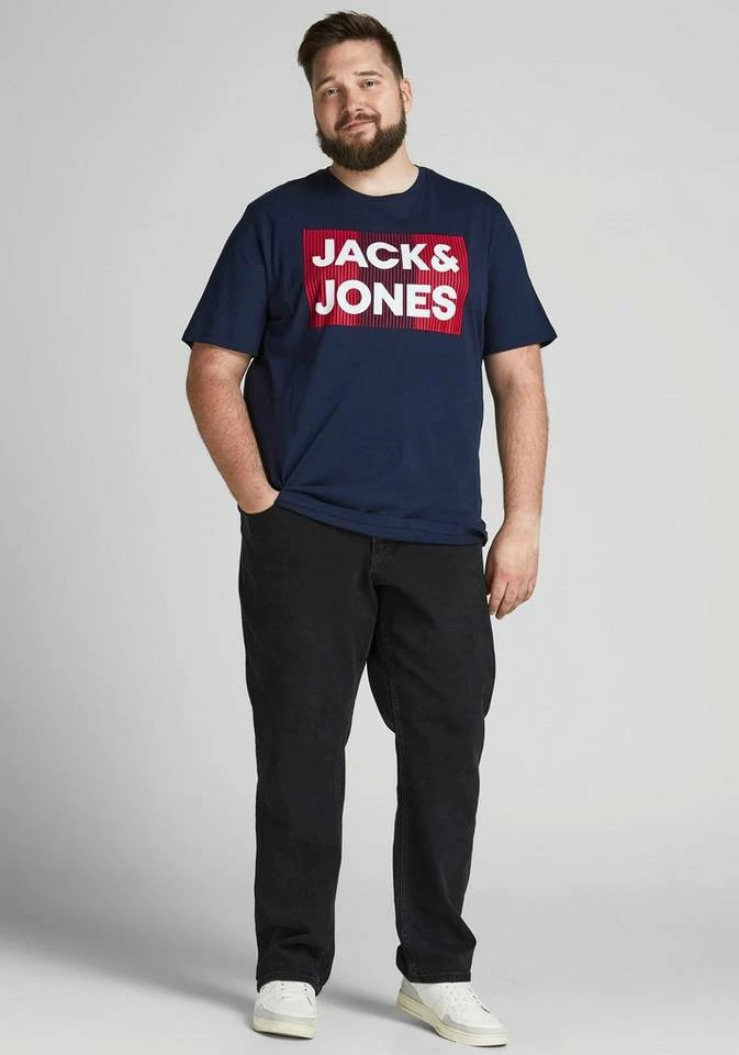 Brandneu ⭐ Jack & Jones T-Shirt »CORP LOGO TEE« Bis Größe 6XL Navy, Schwarz, Weiß 👏 3 Brandneu ⭐ Jack & Jones T-Shirt »CORP LOGO TEE« Bis Größe 6XL Navy, Schwarz, Weiß 👏 – Bild 3
