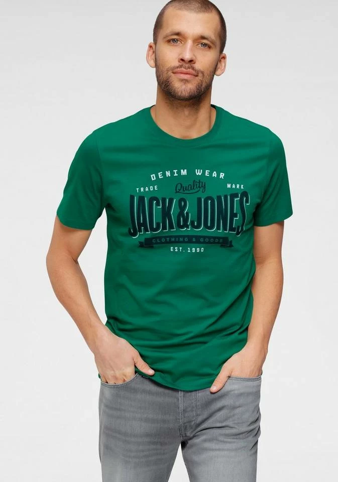 Aktion 😍 Jack & Jones T-Shirt »LOGO TEE« Orange, Dunkelgrau, Grün, Offwhite 🤩 9 Aktion 😍 Jack & Jones T-Shirt »LOGO TEE« Orange, Dunkelgrau, Grün, Offwhite 🤩 – Bild 9