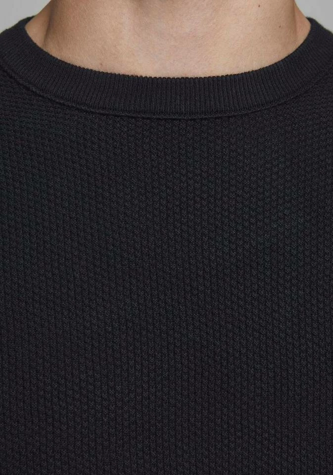 Top 10 🧨 Jack & Jones Rundhalspullover »Pullover AARON« Schwarz, Navy, Weiß, Schwarz-meliert 🧨 4 Top 10 🧨 Jack & Jones Rundhalspullover »Pullover AARON« Schwarz, Navy, Weiß, Schwarz-meliert 🧨 – Bild 4