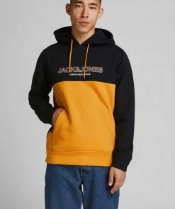 Rabatt 💯 Jack & Jones Kapuzensweatshirt »URBAN BLOCKING SWEAT HOOD« Weiß, Schwarz, Olivgrün, Navy 🌟