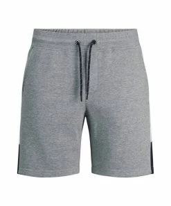 Blitzangebot 🧨 Jack & Jones Sweatshorts »LOGO BLOCKING« (1-tlg) Navy Blazer, Light Grey Melange 😍