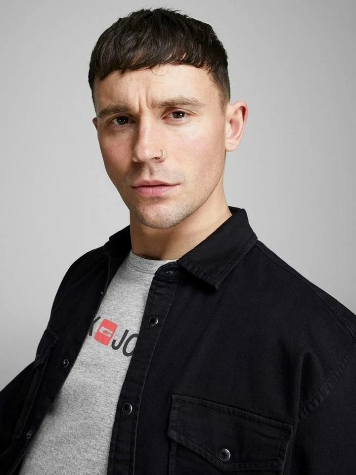 Brandneu 💯 Jack & Jones T-Shirt »CORP LOGO« (1-tlg) Black, White, Light Grey Melange, Navy Blazer 😀 8 Brandneu 💯 Jack & Jones T-Shirt »CORP LOGO« (1-tlg) Black, White, Light Grey Melange, Navy Blazer 😀 – Bild 8